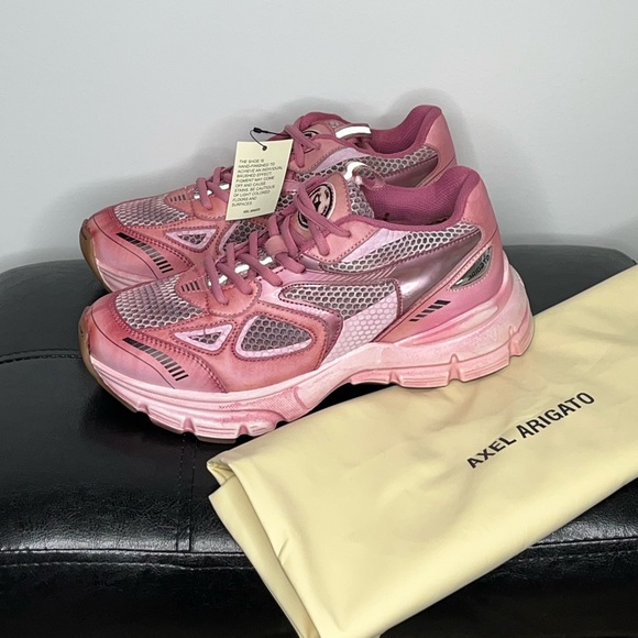 Axel Arigato Marathon Dip-Dye Lace-Up Sneakers - Picture 2 of 10